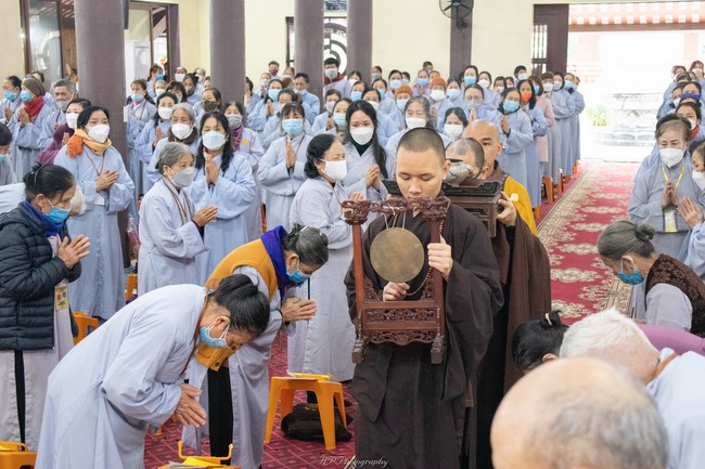 Early Spring Ceremony to pray for a peaceful country and happiness people at Hoa Phuc Pagoda in Ha Noi