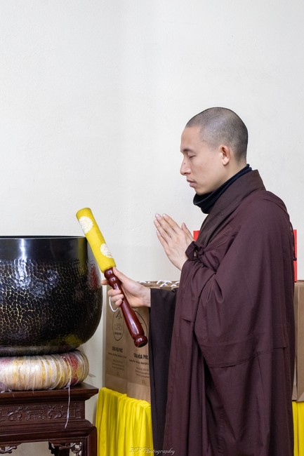Early Spring Ceremony to pray for a peaceful country and happiness people at Hoa Phuc Pagoda in Ha Noi