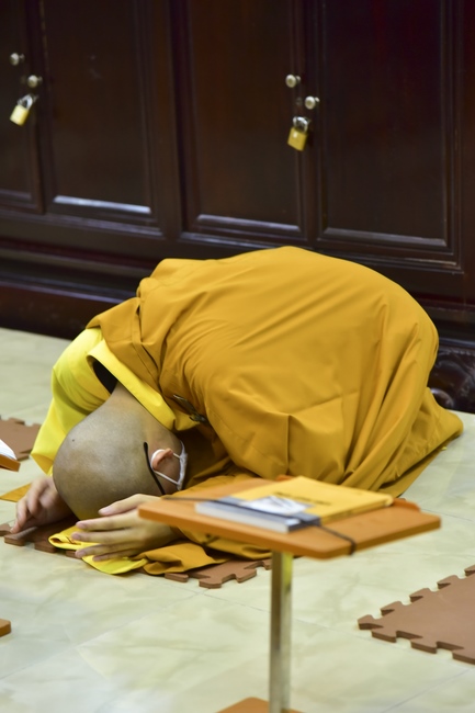 Repentant ceremony on Jan. 14th, Year of the Tiger