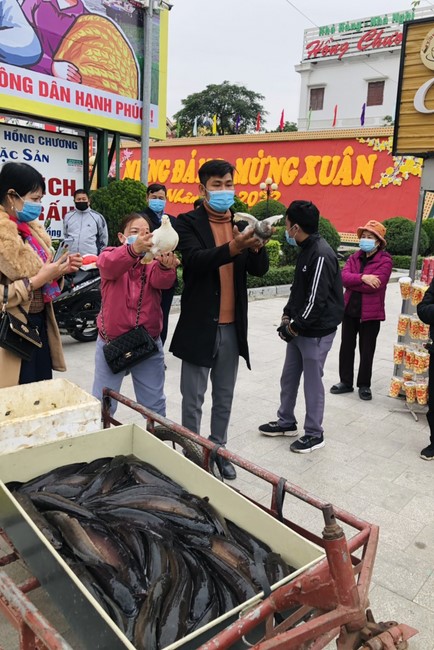 Ngày Rằm tháng Giêng lan toả yêu thương tại chùa Đống Cao, Thanh Hóa