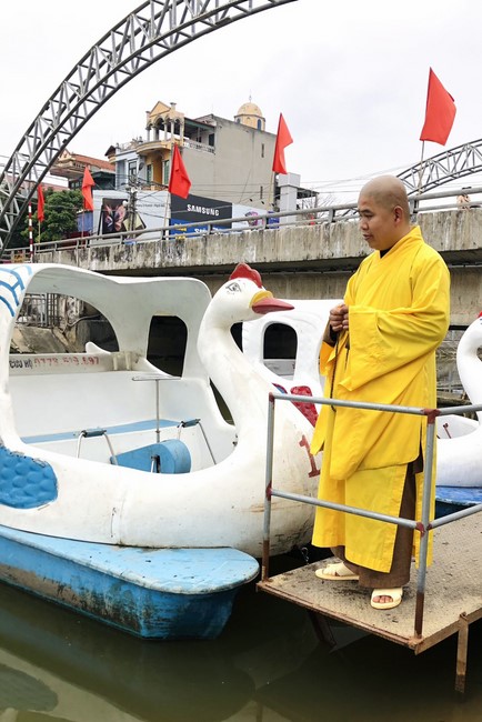 Ngày Rằm tháng Giêng lan toả yêu thương tại chùa Đống Cao, Thanh Hóa