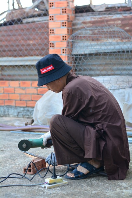 The ceremony setting up the signboard of Quang Phap pagoda - Tay Ninh