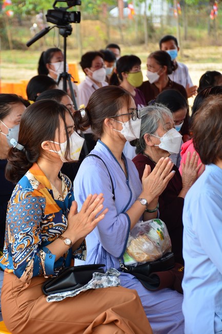 The ceremony setting up the signboard of Quang Phap pagoda - Tay Ninh