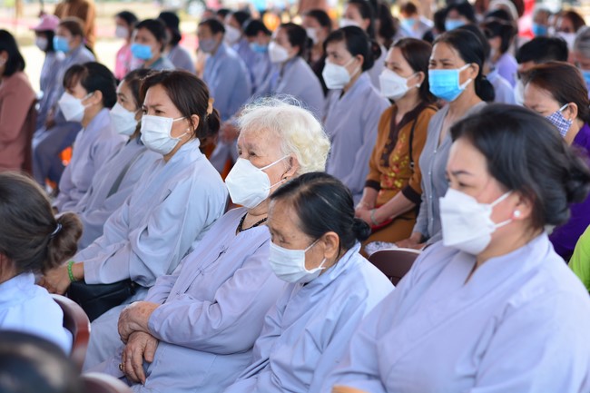 The ceremony setting up the signboard of Quang Phap pagoda - Tay Ninh