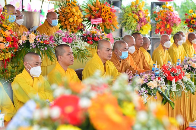 The ceremony setting up the signboard of Quang Phap pagoda - Tay Ninh