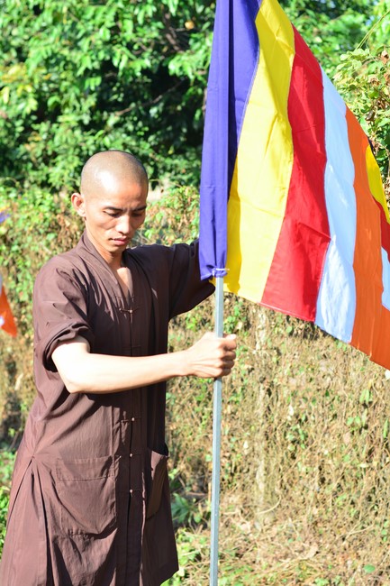 The ceremony setting up the signboard of Quang Phap pagoda - Tay Ninh