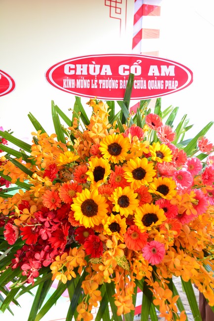 The ceremony setting up the signboard of Quang Phap pagoda - Tay Ninh