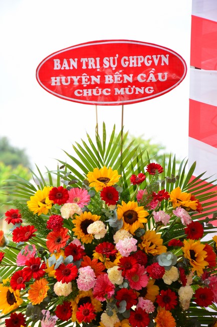 The ceremony setting up the signboard of Quang Phap pagoda - Tay Ninh