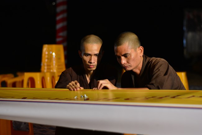 The ceremony setting up the signboard of Quang Phap pagoda - Tay Ninh