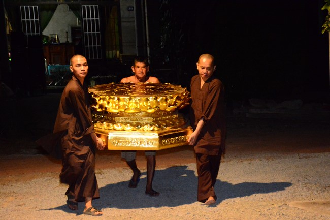 The ceremony setting up the signboard of Quang Phap pagoda - Tay Ninh