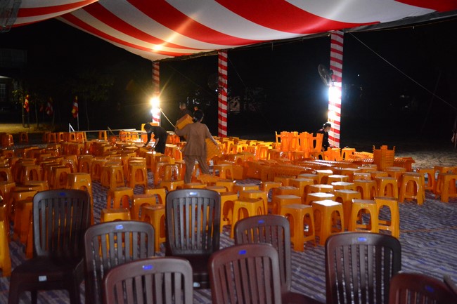 The ceremony setting up the signboard of Quang Phap pagoda - Tay Ninh