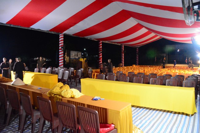 The ceremony setting up the signboard of Quang Phap pagoda - Tay Ninh