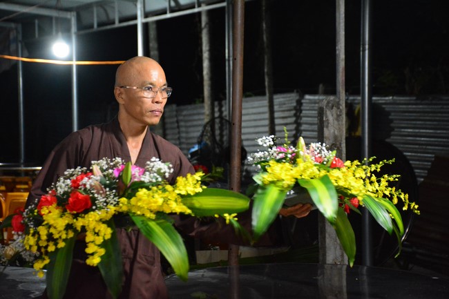 The ceremony setting up the signboard of Quang Phap pagoda - Tay Ninh