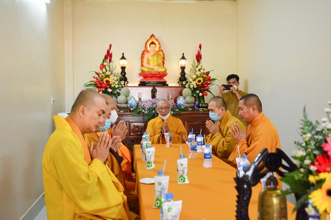 The ceremony setting up the signboard of Quang Phap pagoda - Tay Ninh