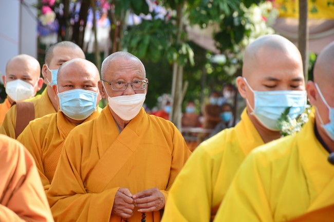 The ceremony setting up the signboard of Quang Phap pagoda - Tay Ninh
