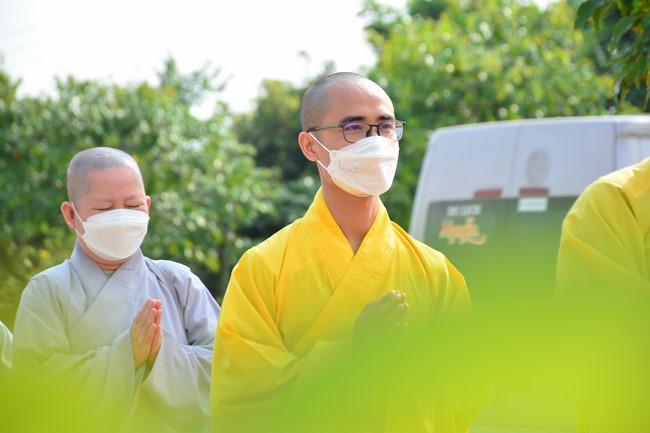 The ceremony setting up the signboard of Quang Phap pagoda - Tay Ninh