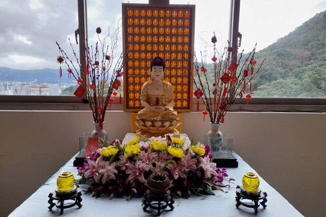 Celebrating New Year's Eve in a foreign land at Linh An Temple, Taiwan