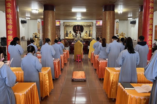 Celebrating New Year's Eve in a foreign land at Linh An Temple, Taiwan