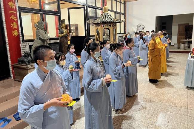 Celebrating New Year's Eve in a foreign land at Linh An Temple, Taiwan