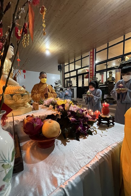 Celebrating New Year's Eve in a foreign land at Linh An Temple, Taiwan