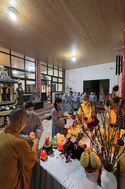 Celebrating New Year's Eve in a foreign land at Linh An Temple, Taiwan