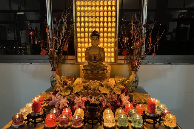 Celebrating New Year's Eve in a foreign land at Linh An Temple, Taiwan