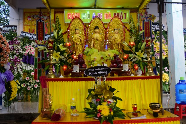 Viếng tang lễ Phật tử Quảng Thượng ở Đồng Nai