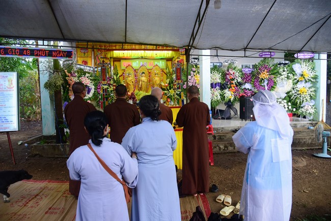 Viếng tang lễ Phật tử Quảng Thượng ở Đồng Nai