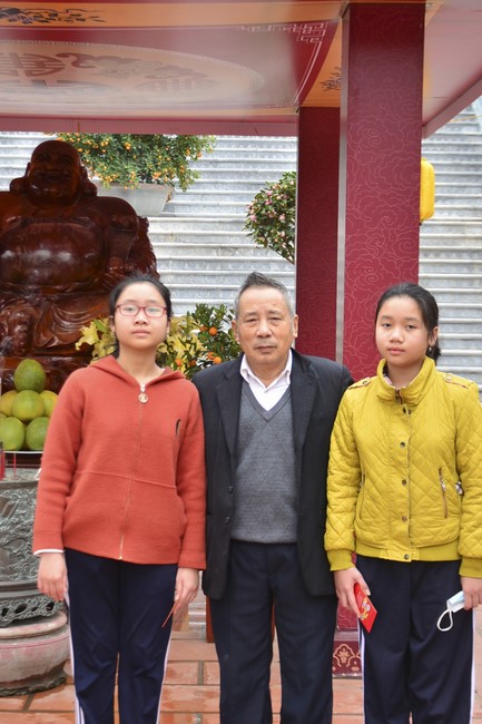 Welcome New Year's Eve at Tay Khanh pagoda