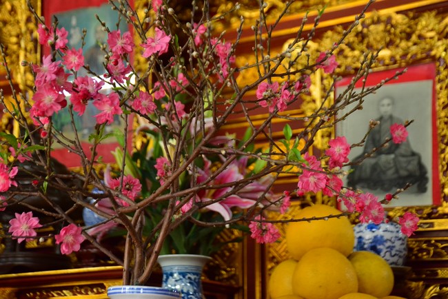 Peace praying ceremony in Tay Khanh Pagoda, Thai Binh
