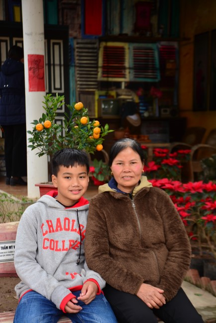 Peace praying ceremony in Tay Khanh Pagoda, Thai Binh