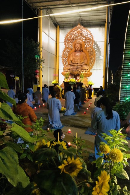 Dong Cao pagoda celebrating the achievement enlightenment of Bodhisattva Siddhartha