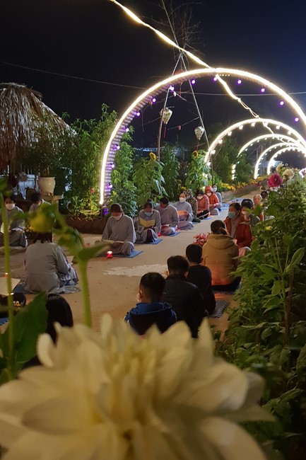 Dong Cao pagoda celebrating the achievement enlightenment of Bodhisattva Siddhartha