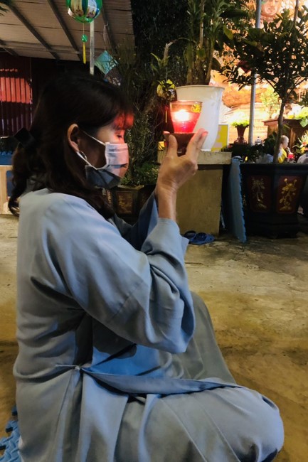 Dong Cao pagoda celebrating the achievement enlightenment of Bodhisattva Siddhartha