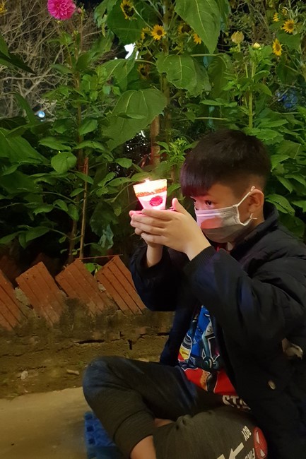 Dong Cao pagoda celebrating the achievement enlightenment of Bodhisattva Siddhartha