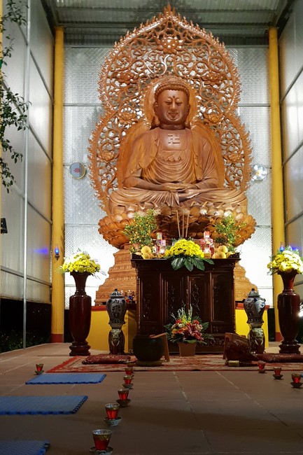 Dong Cao pagoda celebrating the achievement enlightenment of Bodhisattva Siddhartha