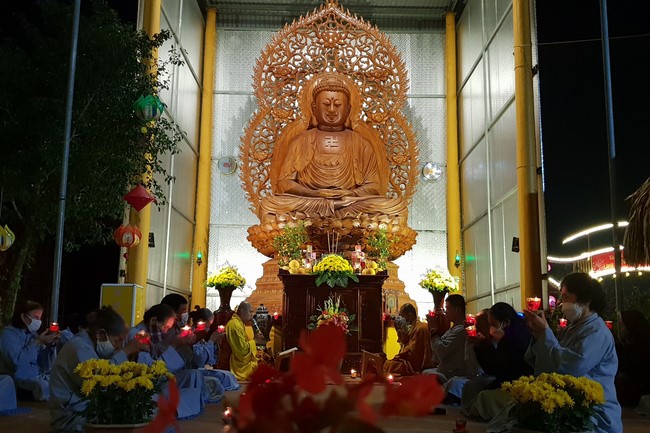 Dong Cao pagoda celebrating the achievement enlightenment of Bodhisattva Siddhartha