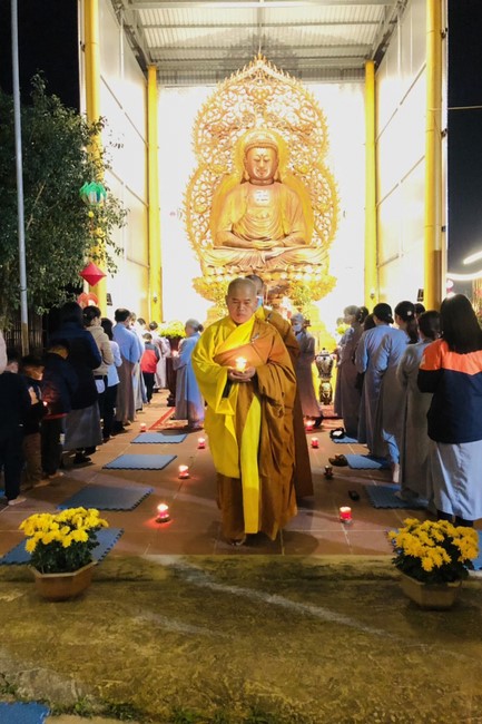 Dong Cao pagoda celebrating the achievement enlightenment of Bodhisattva Siddhartha