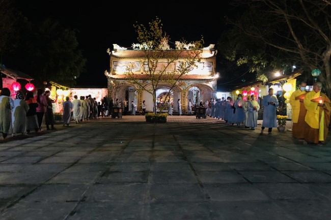 Dong Cao pagoda celebrating the achievement enlightenment of Bodhisattva Siddhartha