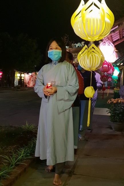 Dong Cao pagoda celebrating the achievement enlightenment of Bodhisattva Siddhartha