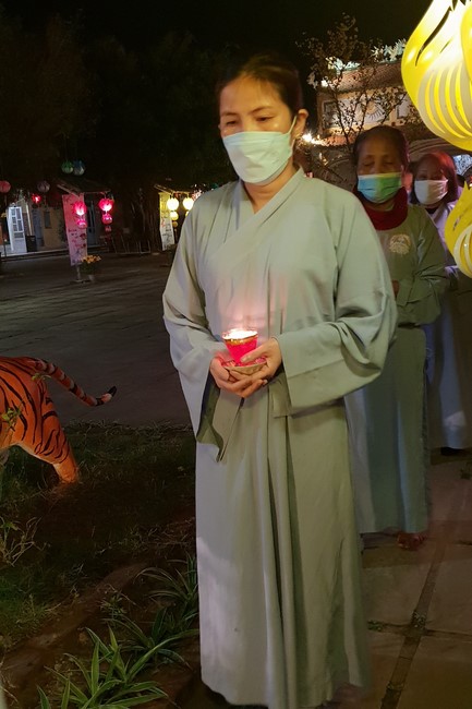 Dong Cao pagoda celebrating the achievement enlightenment of Bodhisattva Siddhartha