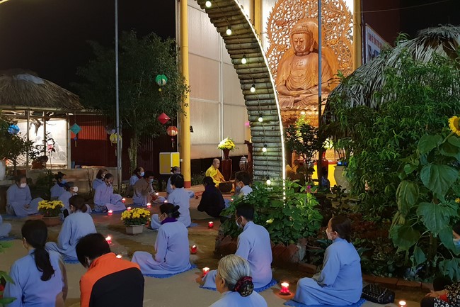 Dong Cao pagoda celebrating the achievement enlightenment of Bodhisattva Siddhartha