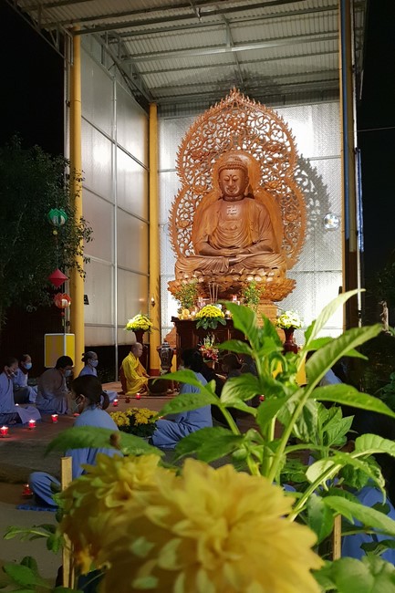 Dong Cao pagoda celebrating the achievement enlightenment of Bodhisattva Siddhartha