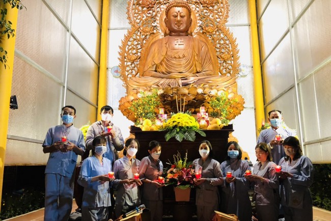 Dong Cao pagoda celebrating the achievement enlightenment of Bodhisattva Siddhartha