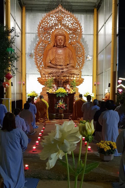 Dong Cao pagoda celebrating the achievement enlightenment of Bodhisattva Siddhartha