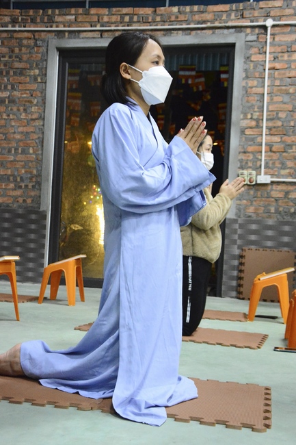 Repentant Ceremony at Tu Phap Pagoda, Nghe An