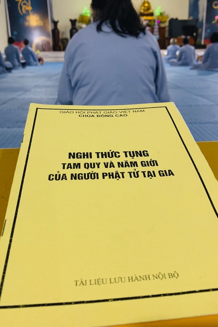 Repentant Ceremony at Dong Cao pagoda in Thanh Hoa