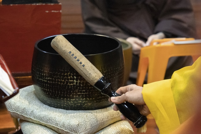 Commemorating the day Shakyamuni Buddha entered into Nirvana at Hoa Phuc Pagoda in Hanoi