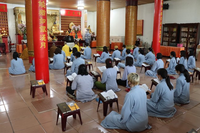 Assembly for worshiping Bodhisattva Avalokitesvara at Linh An Pagoda