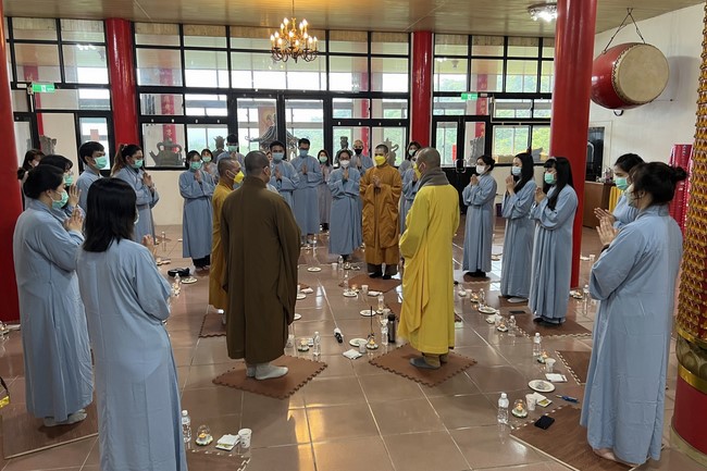 Assembly for worshiping Bodhisattva Avalokitesvara at Linh An Pagoda